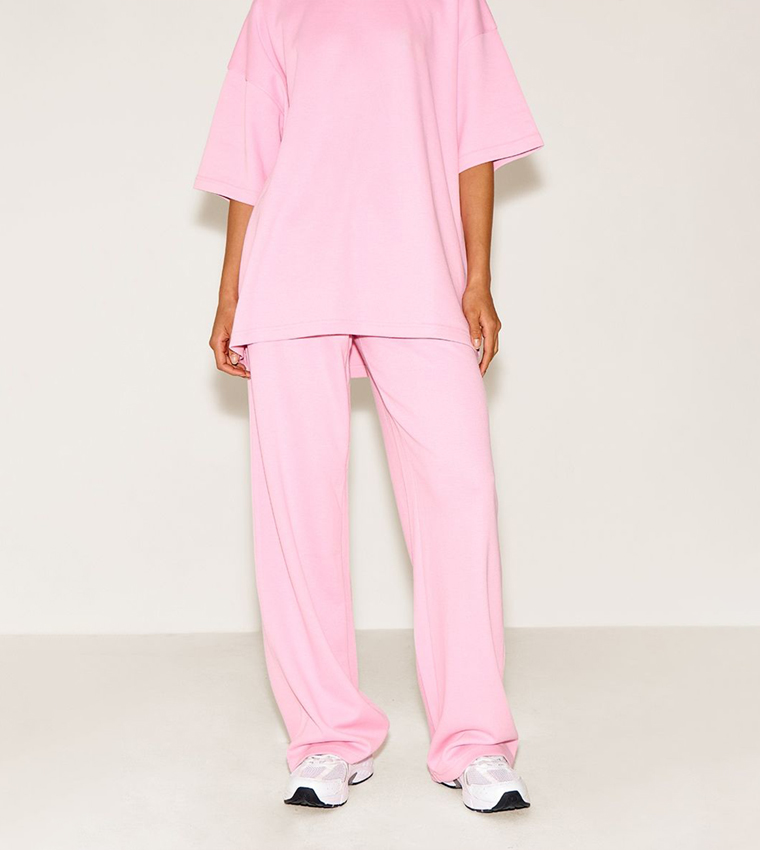 Mid Rise Wide Leg Trousers