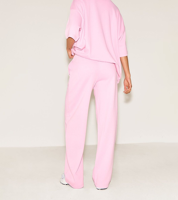 Mid Rise Wide Leg Trousers