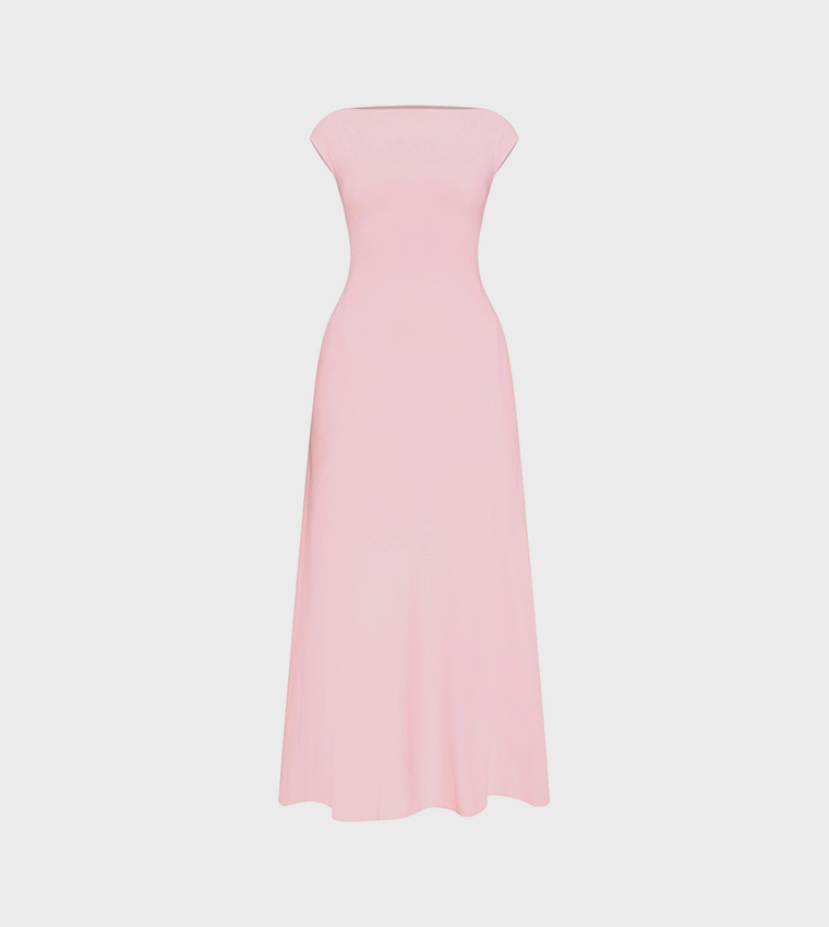 Asymmetric Panelled Floaty Maxi Dress