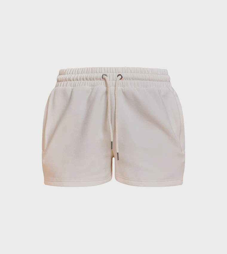Petite Elastic Waist Sweat Shorts