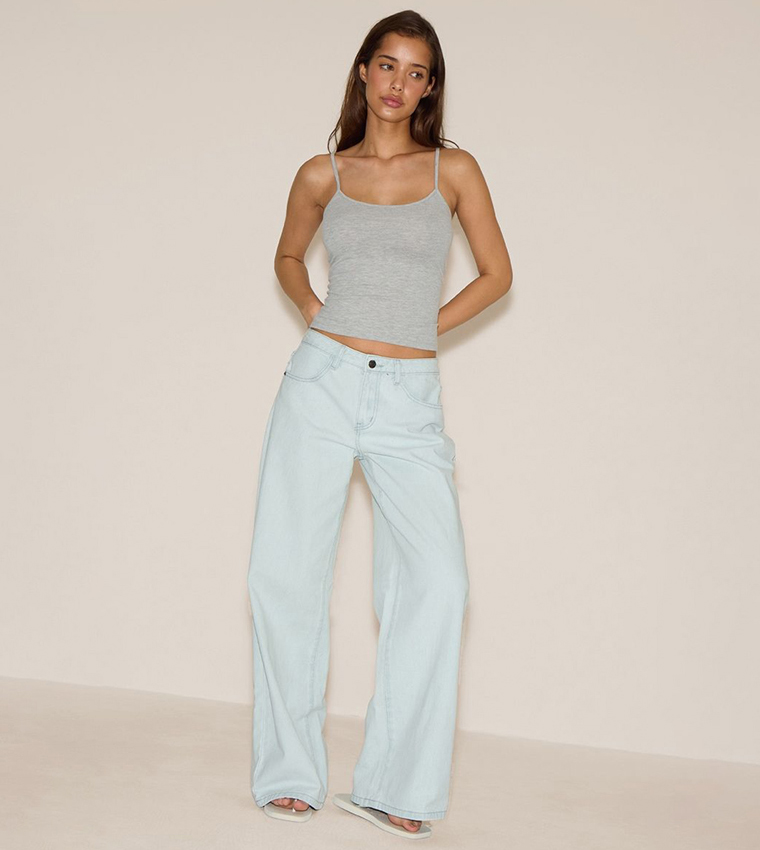 Soft Cotton Scoop Neck Cami Top