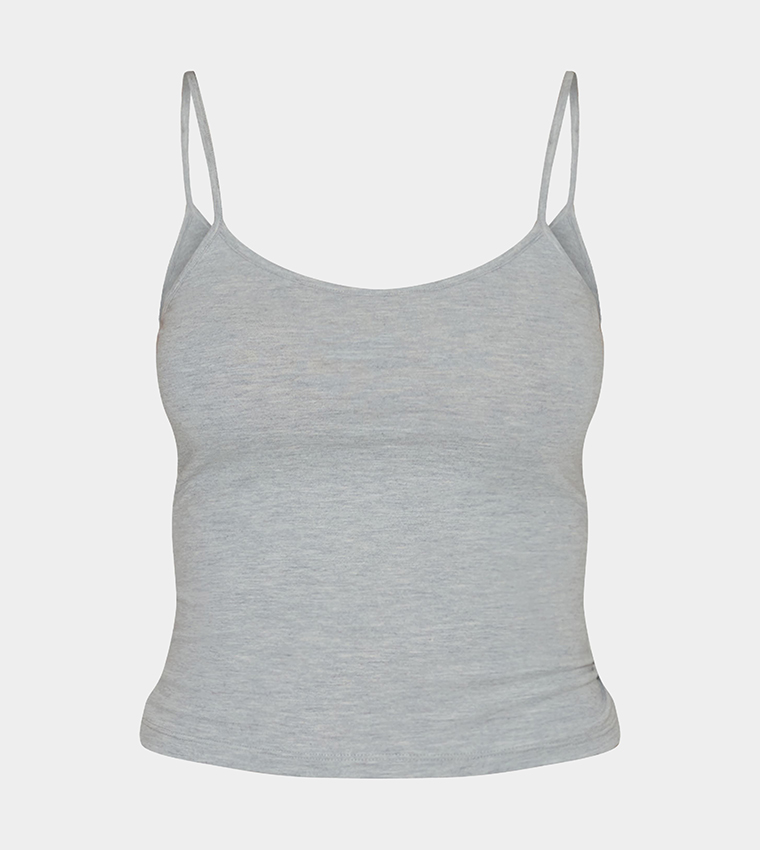 Soft Cotton Scoop Neck Cami Top