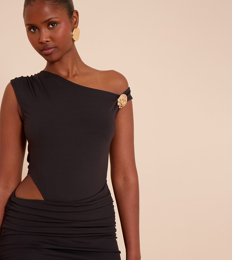 Soft Touch Off The Shoulder Mini Dress
