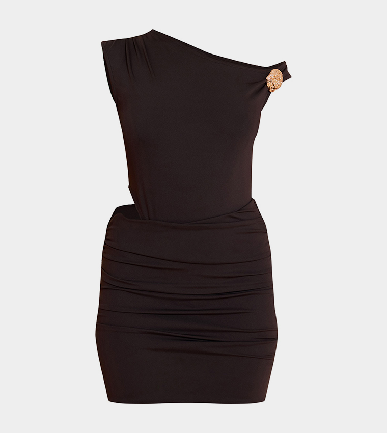 Soft Touch Off The Shoulder Mini Dress