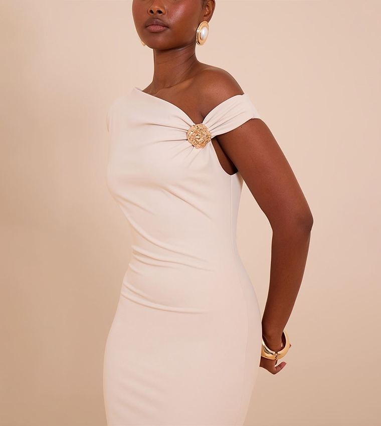 Soft Touch Off Shoulder Mini Dress