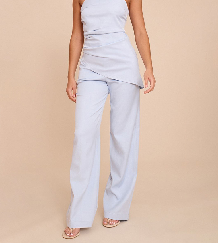 High Waist Wide Leg Trousers