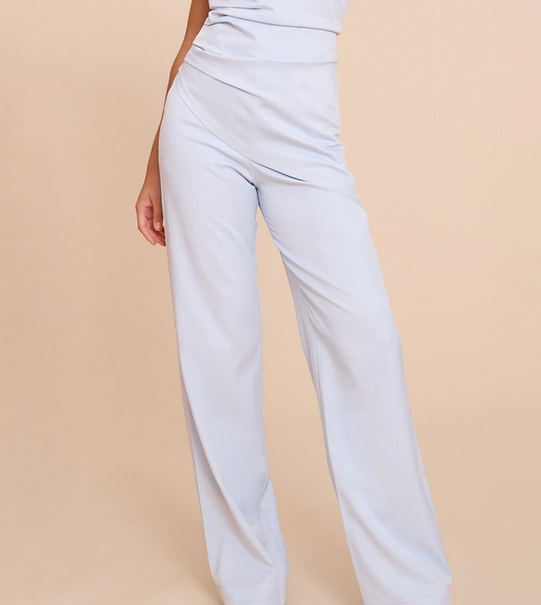 High Waist Wide Leg Trousers