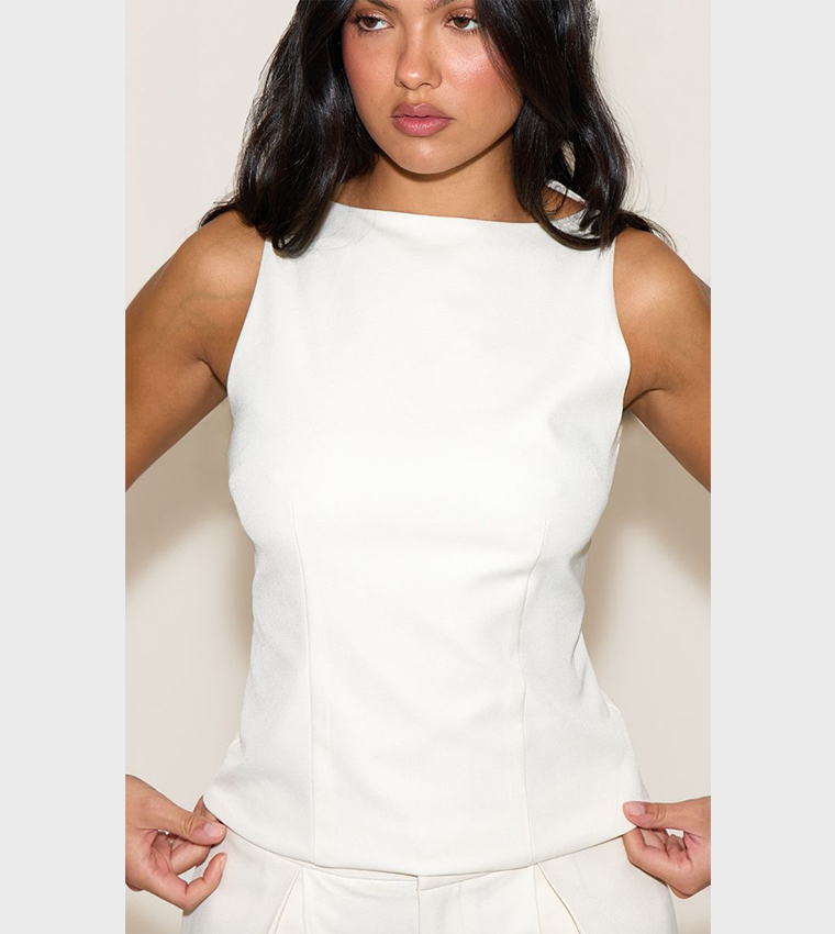 Solid Sleeveless Top