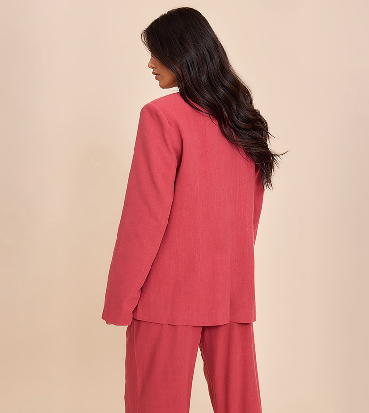 بليزر لينن واسع 