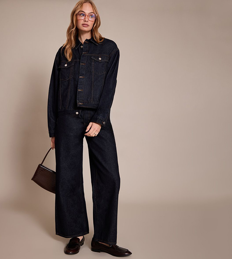 Raw Oversized Classic Denim Jacket