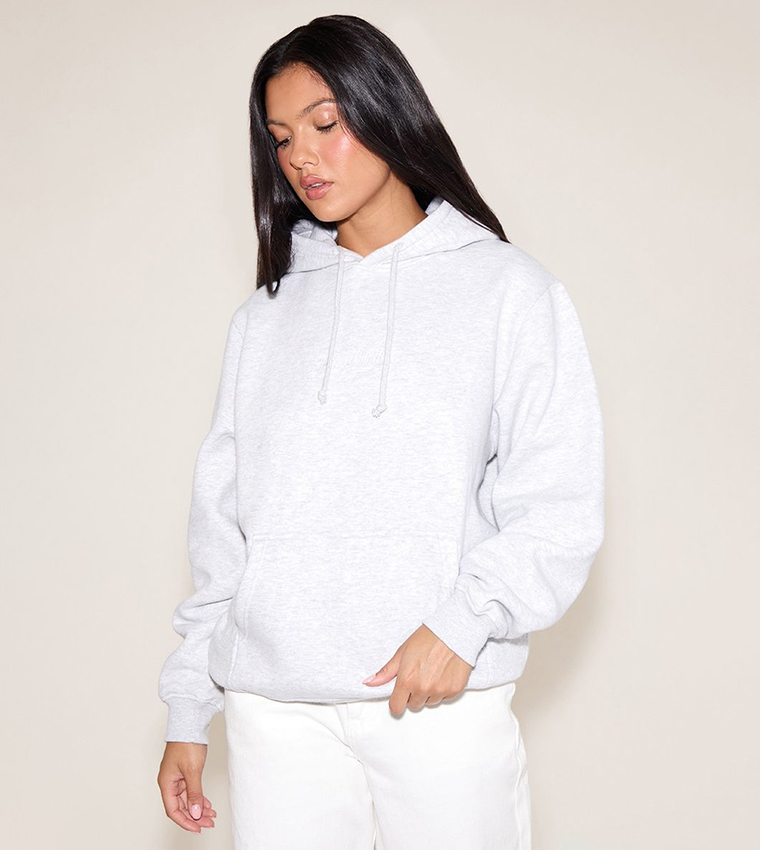 Embroidered Oversized Hoodie