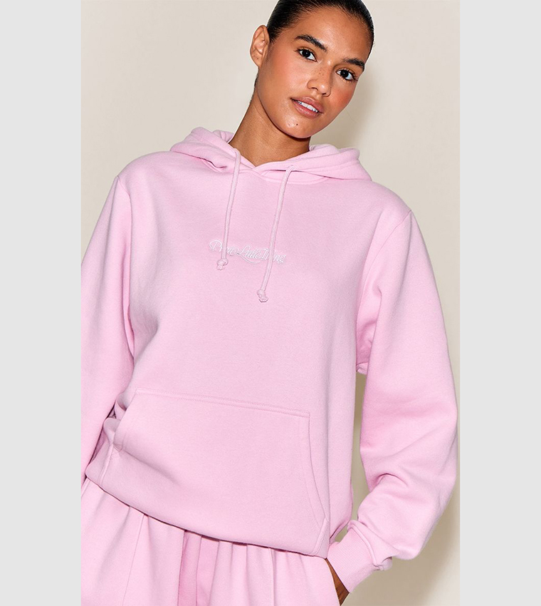 Embroidered Oversized Hoodie