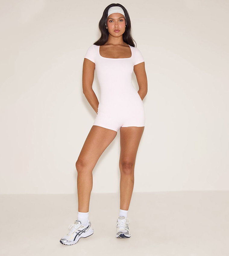 Baby Square Neck Contour Sculpt Unitard