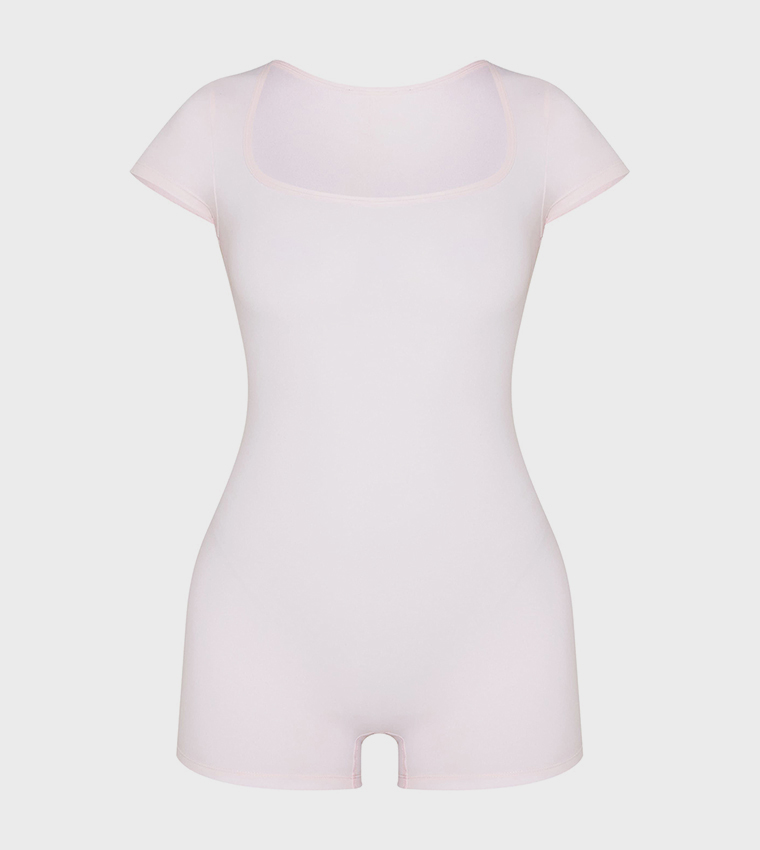 Baby Square Neck Contour Sculpt Unitard