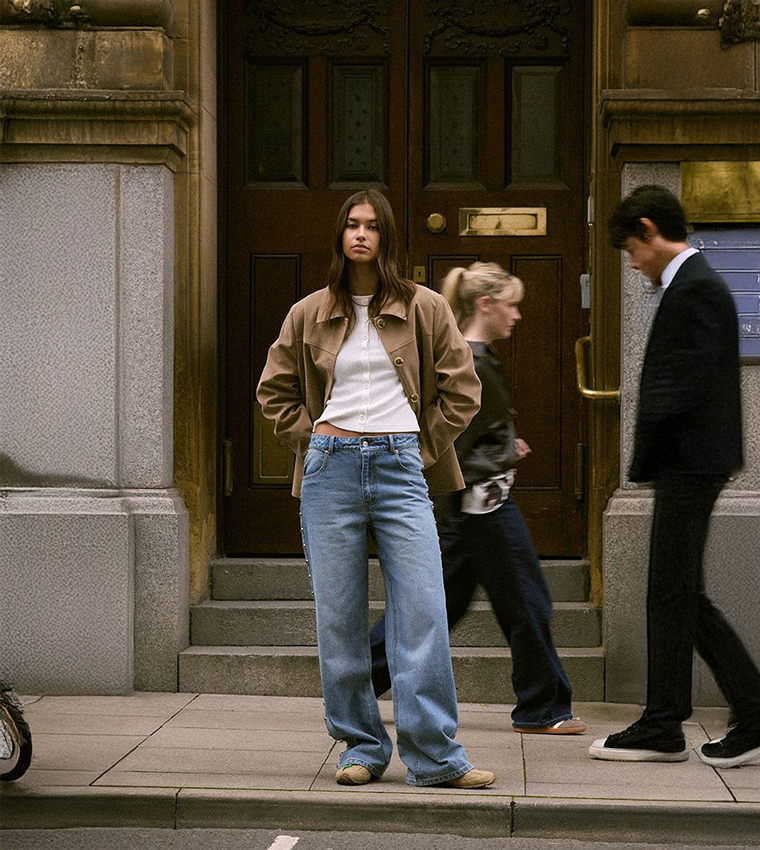 جاكيت شامواه بأزرار 