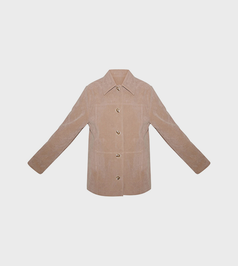 جاكيت شامواه بأزرار 