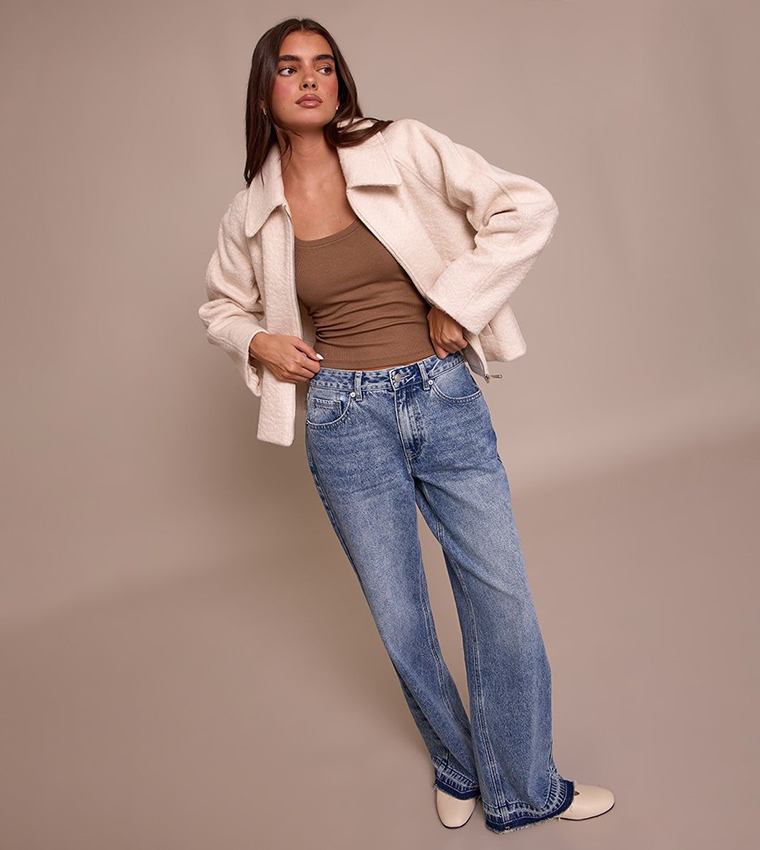 Boucle Zip-Through Jacket