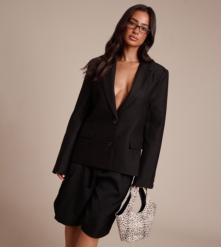 Petite Boyfriend Fit Premium Blazer