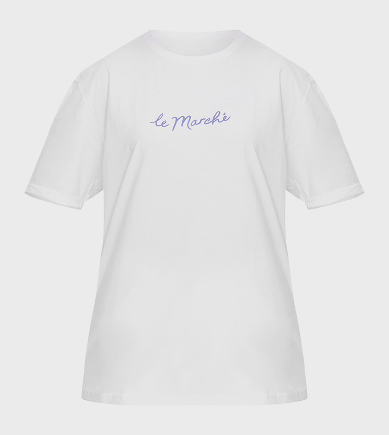 Le Marche Graphic Printed Oversized T-Shirt