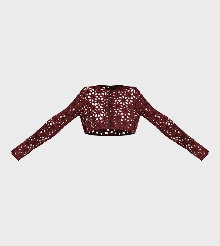 توب قصير بأزرار 