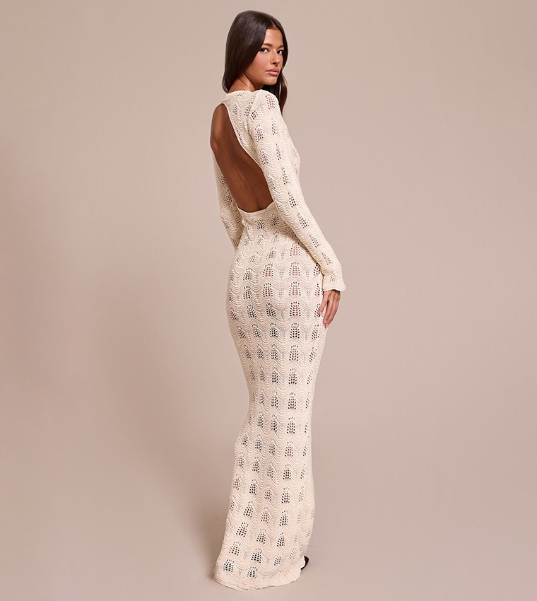 Wedding Dress Long Sleeve Backless Formal Dress Black Reunited Maxi Dress Wedding Dress Long Sleeve Backless Formal Dress Black Reunited Maxi Dress