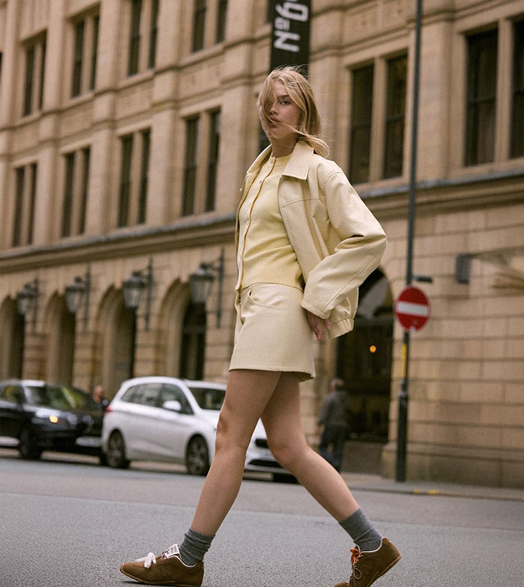 Faux Leather Bomber Jacket