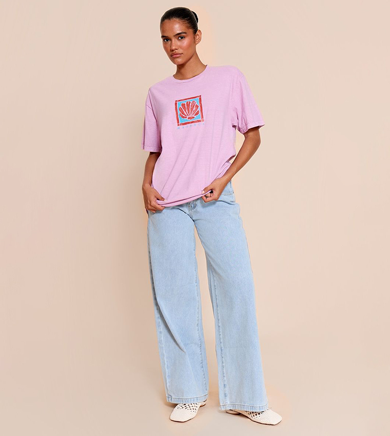 Majorca Shell Graphic Oversized T-Shirt