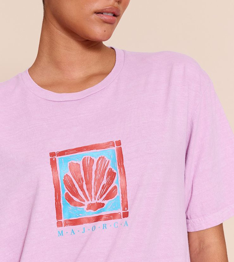Majorca Shell Graphic Oversized T-Shirt