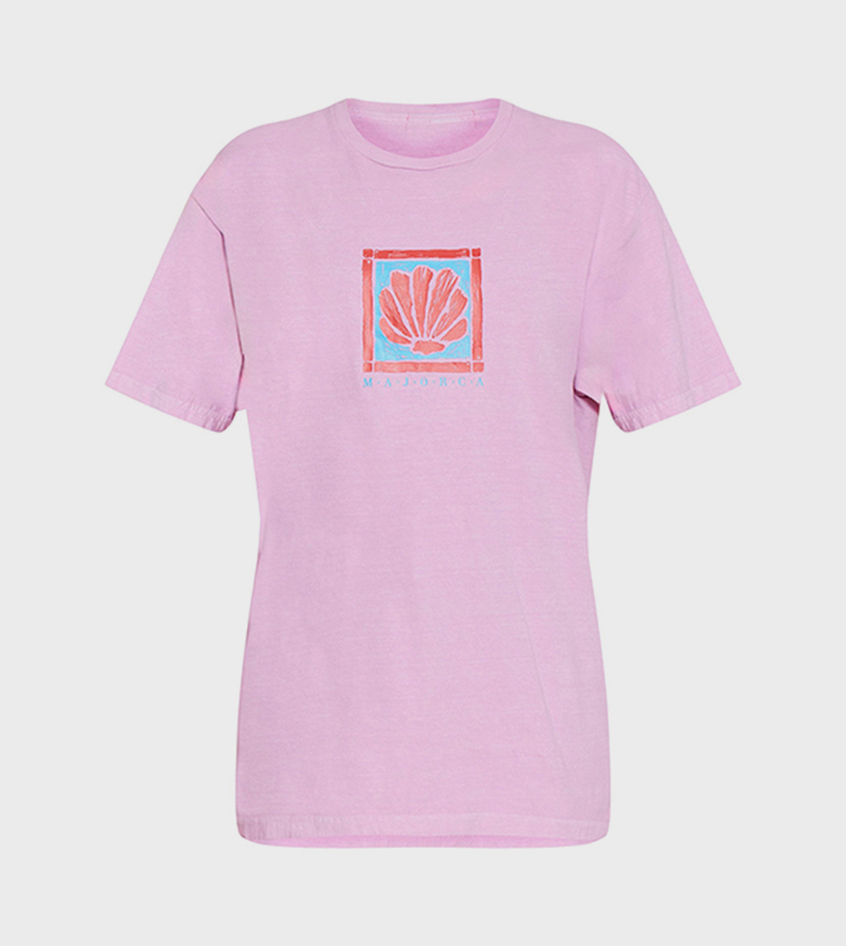 Majorca Shell Graphic Oversized T-Shirt