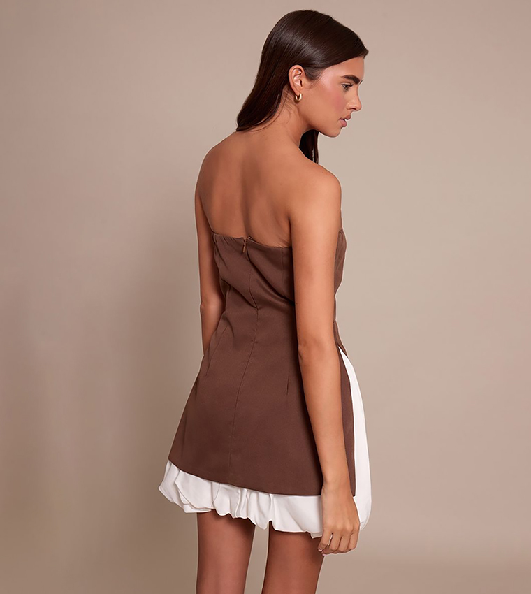 فستان ميني سترابلس