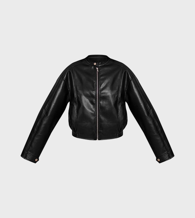 Soft Faux Leather Jacket
