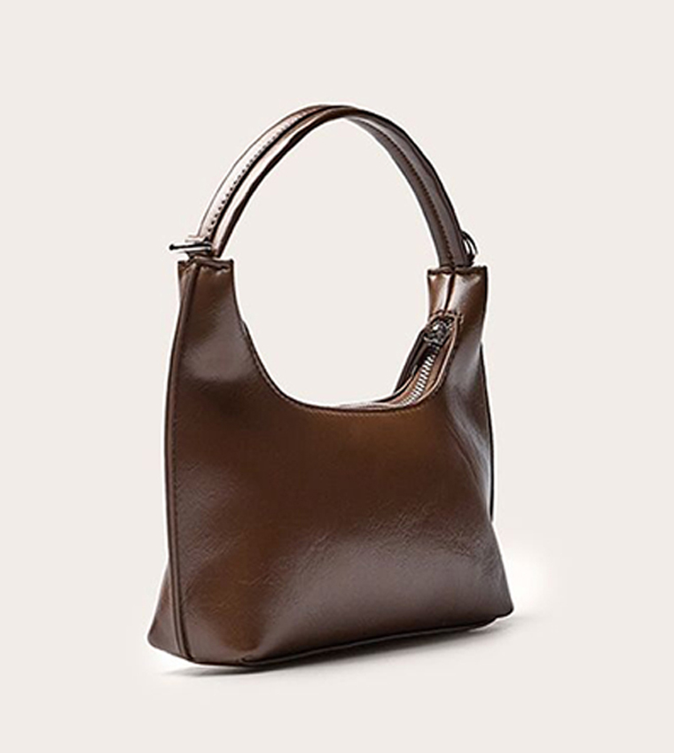 Buttery PU Angled Mini Bag