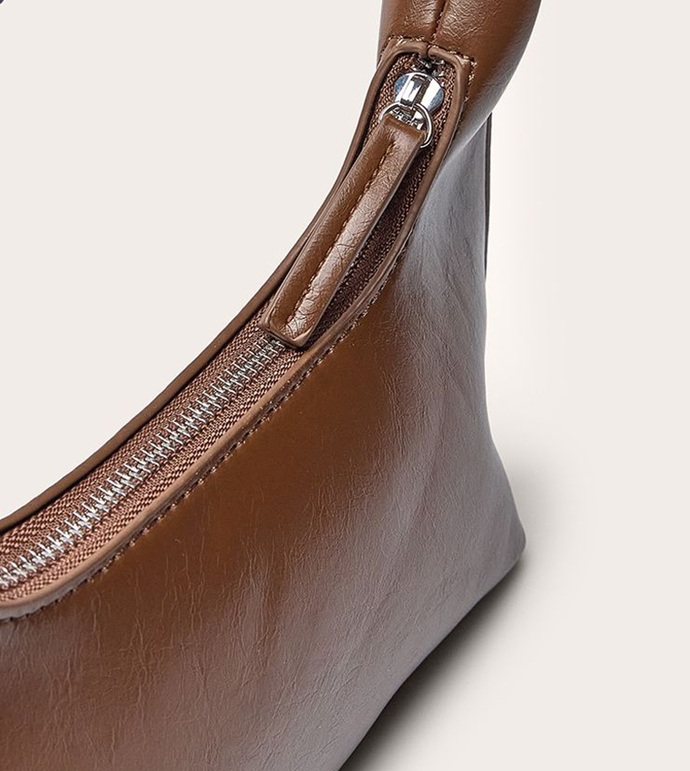 Buttery PU Angled Mini Bag