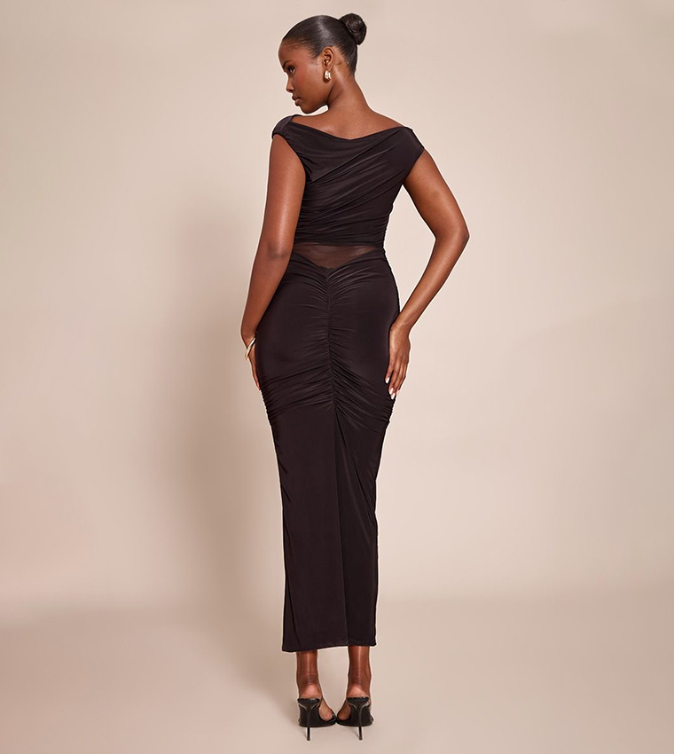 فستان ماكسي اوف شولدر 