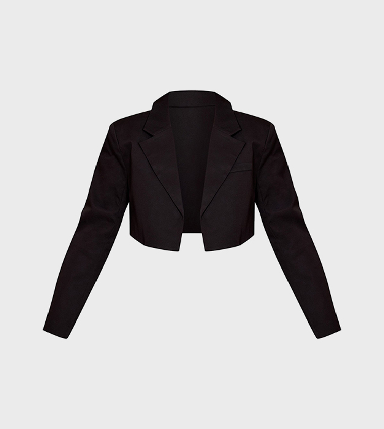 Cropped Tailored Blazer