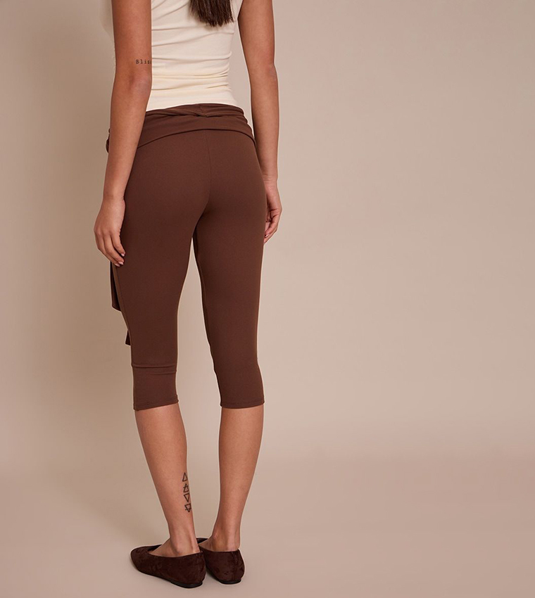 Ultra Soft Wrap Waist Detail Capri