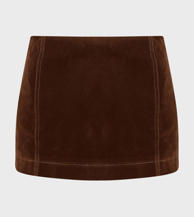 تنورة ميني شامواه صناعي 