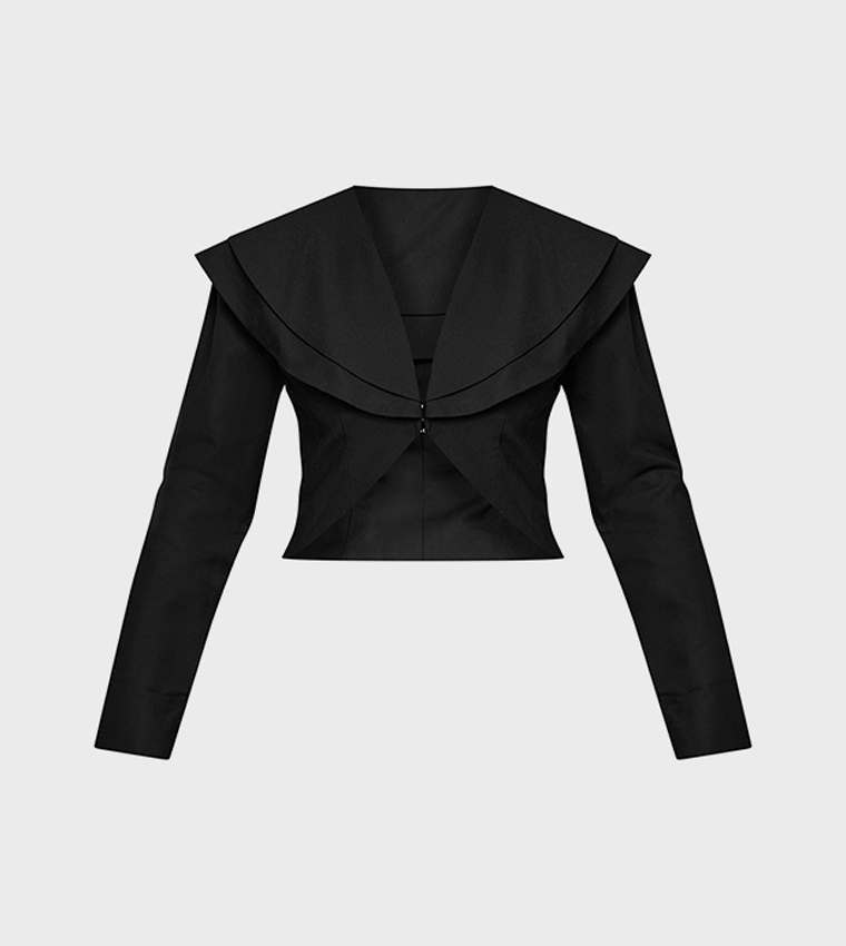 Shape Cropped Deep Collar Blazer