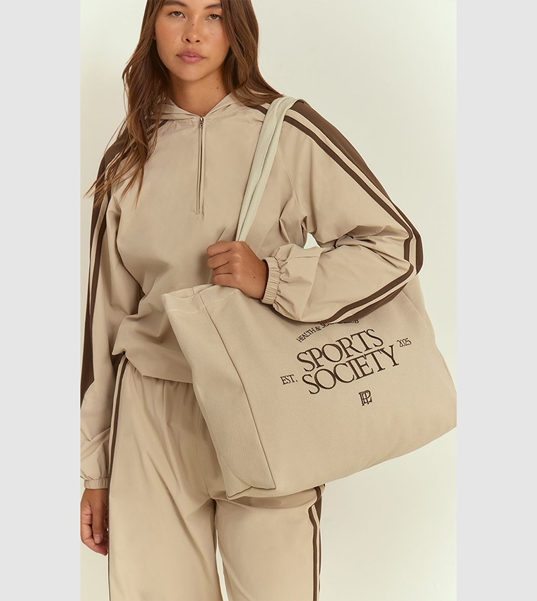 Sports Society Canvas Tote Bag