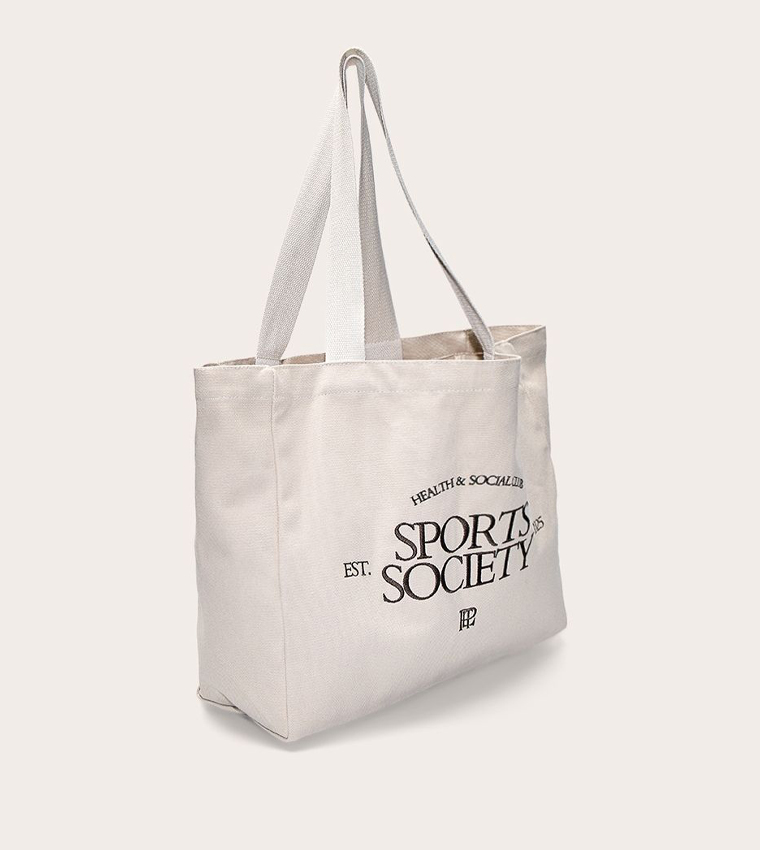 Sports Society Canvas Tote Bag