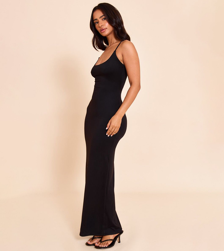 Petite Soft Touch Jersey Strappy Maxi Dress