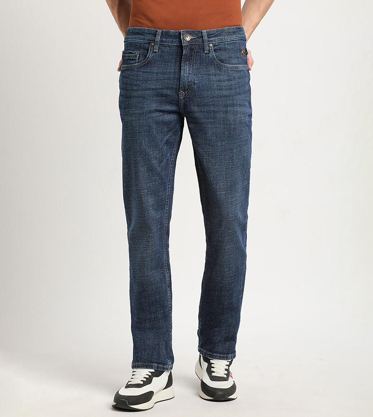 Mid-Rise Slim Fit Jeans