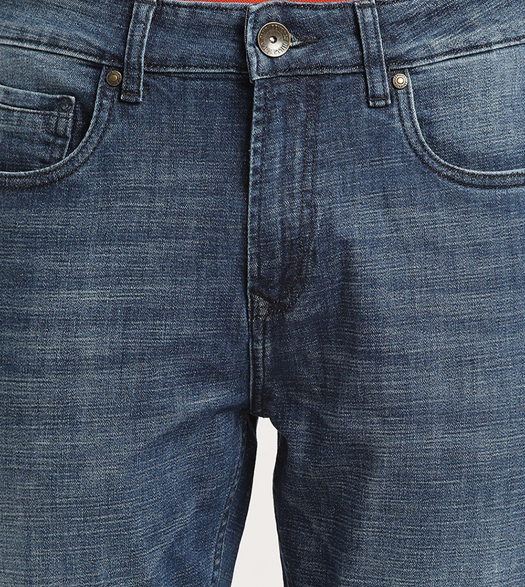 Mid-Rise Slim Fit Jeans
