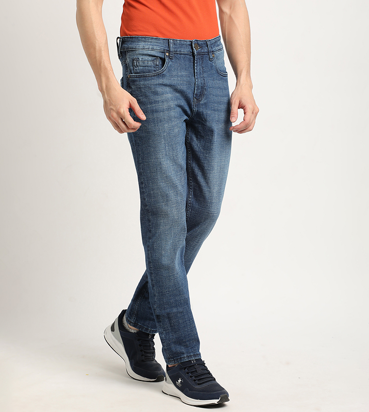 Mid-Rise Slim Fit Jeans