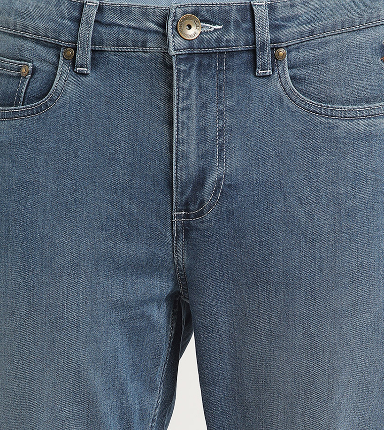Mid-Rise Slim Fit Jeans