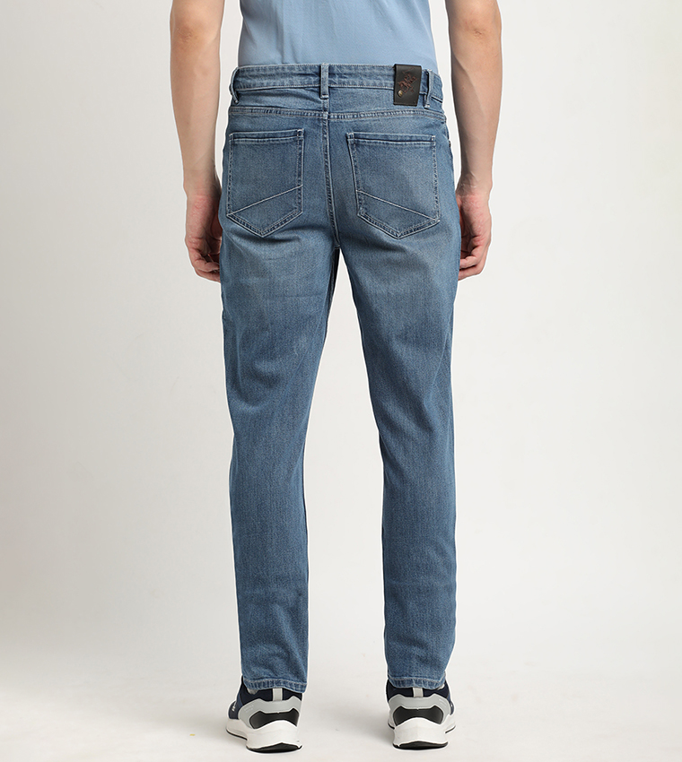Mid-Rise Slim Fit Jeans