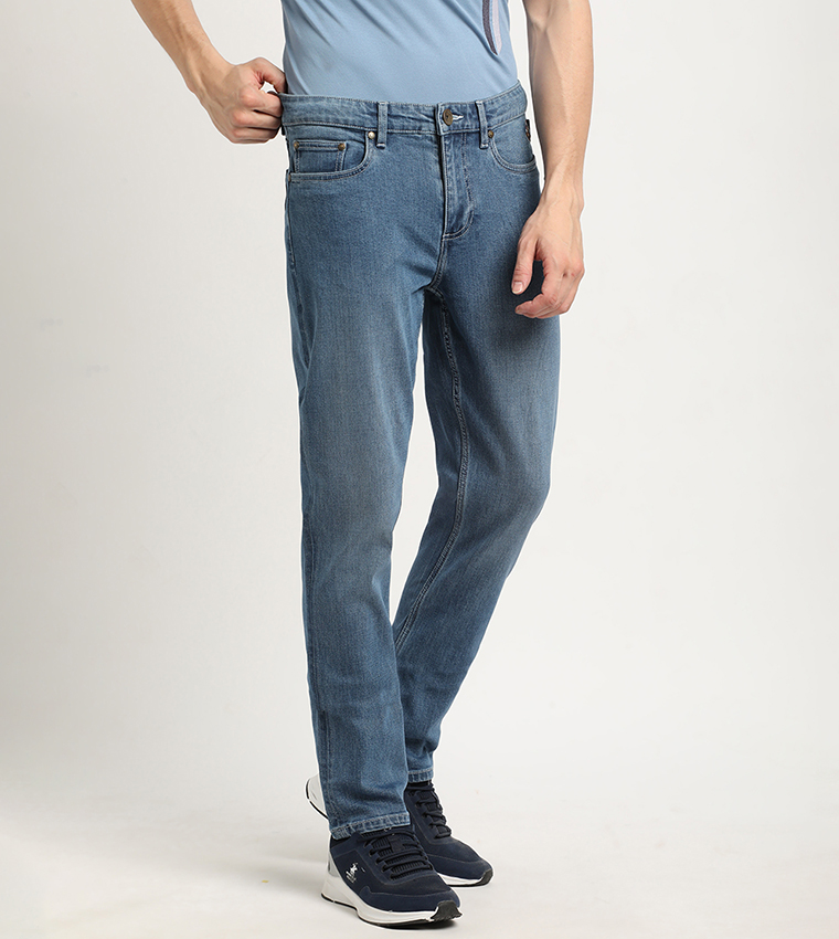 Mid-Rise Slim Fit Jeans