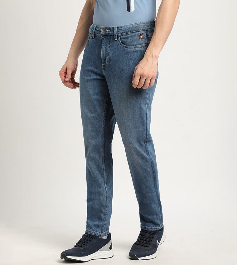 Mid-Rise Slim Fit Jeans