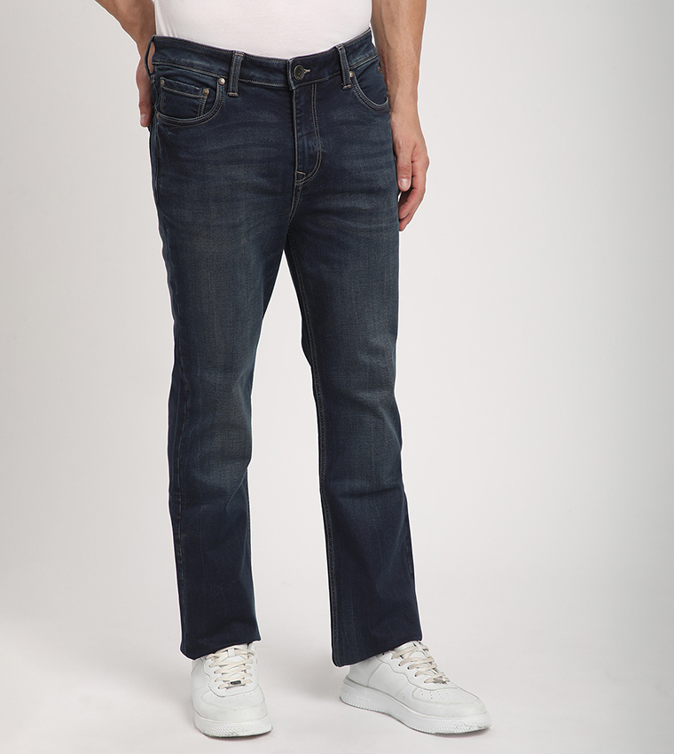 Faded Bootcut Jeans