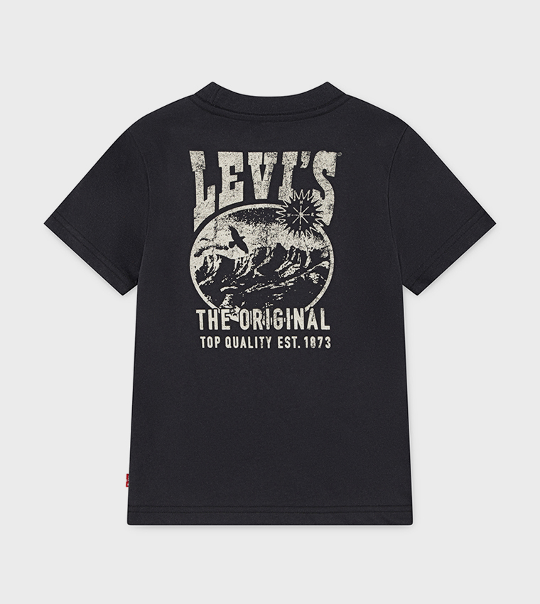 Back Printed Crew Neck T-Shirt